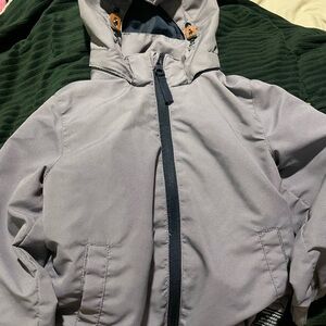 H&M Kids Gray Puffer Jacket with Hood